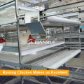 Tianrui New Raising Equipment H Type Automatic Broiler Cage System
